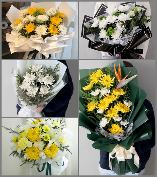 海南屯昌县屯城镇白事花束代送